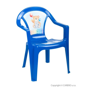 STAR PLUS Gyerek kerti bútor- műanyag szék kék