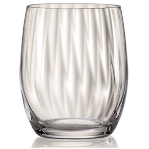 BOHEMIA CRYSTAL Bohémia Crystal Whisky Glass 300ml WATERFALL 6db