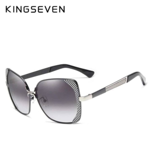 Kingseven KINGSEVEN pillangó fazonú színátmenetes polarizált női napszemüveg, fekete
