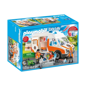 Playmobil - MENTŐAUTÓ FÉNNYEL ÉS HANGGAL (70049)