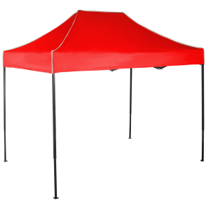 Expodom Gyorsan összecsukható sátor 2x3 m – acél, Piros, Oldalfalak nélkül