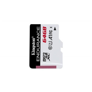 Kingston Memóriakártya, microSDXC, 64GB, CL10/U1, A1, 95/30 MB/s, "Endurance"