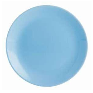 LUMINARC DIWALI LIGHT BLUE desszert tányér 19cm, üveg, 1db