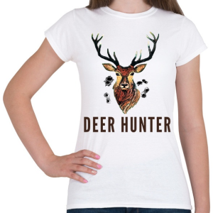 PRINTFASHION deer hunter - Női póló - Fehér