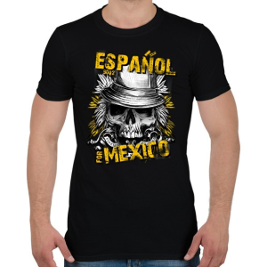PRINTFASHION Espanol for Mexico - Férfi póló - Fekete