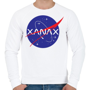 PRINTFASHION XanaX - Férfi pulóver - Fehér