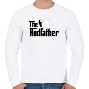 PRINTFASHION Rodfather - Férfi pulóver - Fehér