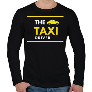 PRINTFASHION A taxisofőr - Férfi hosszú ujjú póló - Fekete