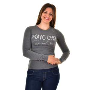 Mayo Chix női hosszú ujjú felső LIGHT m2019-2Lightsportfnyfeheriras0816/szurke