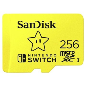 Sandisk microSDXC 256GB Nintendo Switch A1 V30 UHS-1 U3