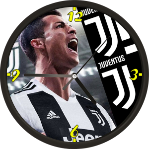  Falióra - Juventus-Ronaldo (fekete)