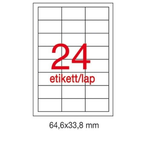 APLI Etikett A1781 33,8x64,6mm 500ív Apli