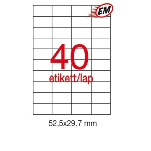APLI Etikett A1778 29,7x52,5mm 500ív Apli