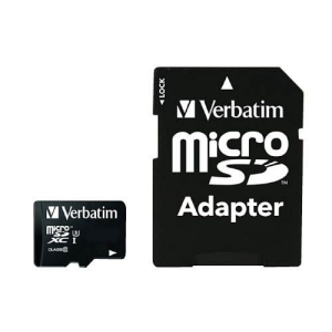 Verbatim Memóriakártya VERBATIM &quot;PRO&quot; microSDHC Class 10 16 GB + adapter 47040