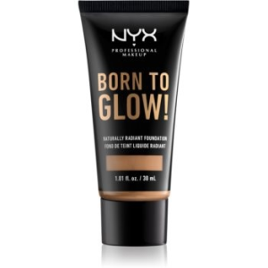 NYX Professional Makeup Born To Glow élénkítő folyékony make-up árnyalat 12.7 Neutral Tan 30 ml