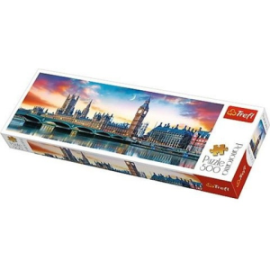 Trefl A Big Ben és a Westminsteri apátság, London Panoráma puzzle 500db-os - Trefl