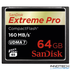 Sandisk cf extreme pro 64 GB memóriakártya 160mb/s SDCFXPS-064G-X46 (123844)
