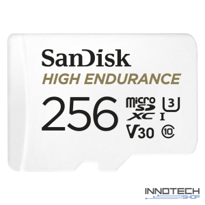 Sandisk microSDXC high endurance 256 GB memóriakártya 100 mb/s c10 u3 v30 SDSQQNR-256G-GN6IA micro SD XC (183568)