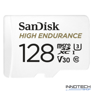 Sandisk microSDXC high endurance 128 GB memóriakártya 100 mb/s c10 u3 v30 SDSQQNR-128G-GN6IA micro SD XC (183567)