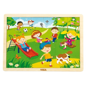 Viga | Nem besorolt | Gyermek fa kirakó puzzle Viga Tavasz | Multicolor |