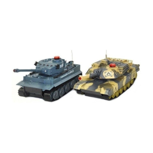  UniFun Német Tigris és Abrams 1:24 RC távirányítós tank szett