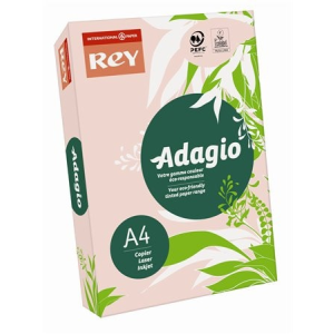 REY Adagio színes másolópapír, pasztell rózsaszín, A4, 80 g, 500 lap/csomag