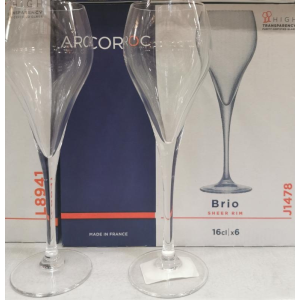 LUMINARC Brio Flute pezsgős pohár, 16 cl, 6 db, 502499