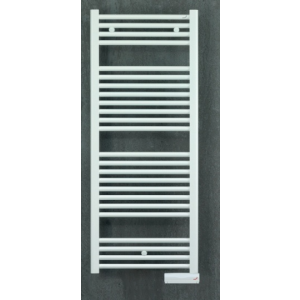 Zehnder Virando fürdőszobai elektromos törölközőszárító radiátor 609x1516 egyenes fehér ABE-150-060/TF