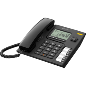 Alcatel T76 fekete vezetékes telefon