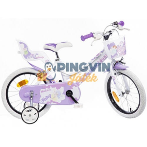 Dino Bikes Kerékpár fehér színben 16-os méret lányoknak