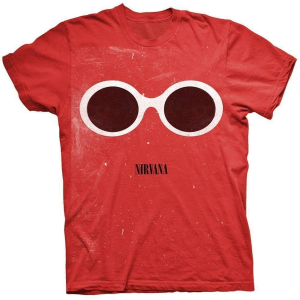 PLASTIC HEAD Nirvana Red Sunglasses T-Shirt XL