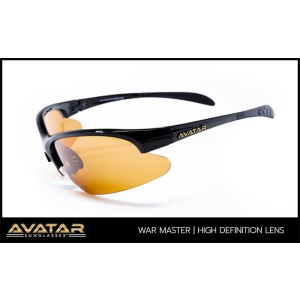 Avatar Napszemüveg HD lencsével, "War Master", fekete-szürke