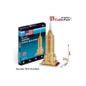 CubicFun 3D puzzle – Empire State Building 24 db-os