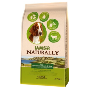 IAMS Naturally Adult Dog rich in New Zealand Lamb - Rice 2,7 kg