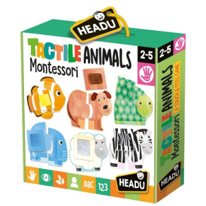 HEADU S.R.L. Montessori - Touch Puzzle - Állatok