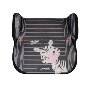 Lorelli Topo Comfort autós ülésmagasító 15-36kg - Black&amp;White Zebra 2020