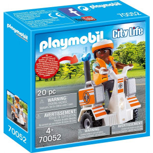 Playmobil City Life Doktornő Kétkerekű Járgánnyal 70052