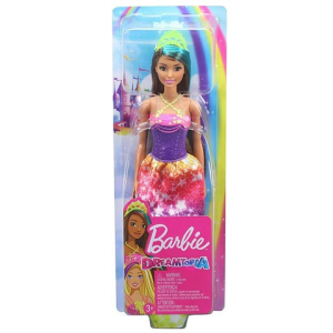 Mattel Barbie Dreamtopia: Barna-kék hajú hercegnő baba