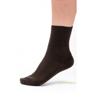  Brigona Komfort gumi nélküli zokni 5 pár- barna 39-40