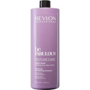 Revlon Professional Revlon Be Fabulous Texture Care Cream sampon göndör hajra, 1000 ml