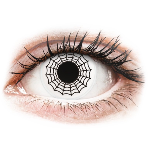 MaxVue Vision ColourVUE Crazy Lens - Spider - dioptria nélkül (2 db lencse)