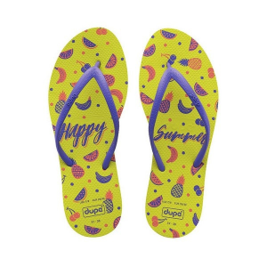 Dupé Női flip flops Happy Summer Dupé Joy Sárga