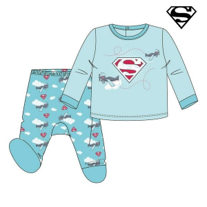 Superman Pizsama Gyermek Superman Világoskék