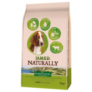 IAMS Naturally Adult Dog rich in New Zealand Lamb &amp; Rice 7 kg
