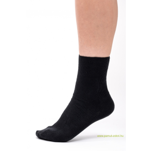 Brigona Komfort gumi nélküli zokni - fekete 35-36