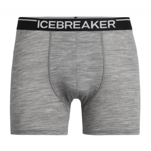 Icebreaker Mens Anatomica Boxers XL / szürke/fekete