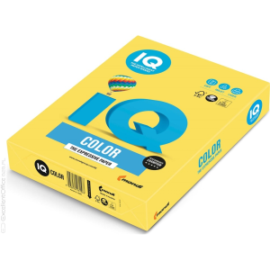 IQ Fénymásolópapír A4 80g IQ canary yellow CY39 intenzív kanári sárga