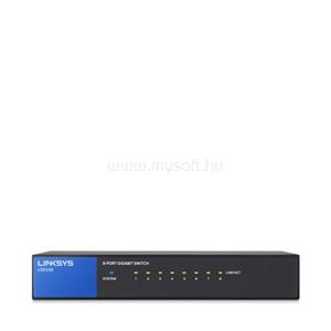 Linksys SMB LGS108 8port 10/100/1000Mbps LAN nem menedzselhető asztali Switch (LGS108-EU-RTL)