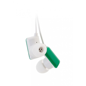  In-ear fülhallgató, zöld szín