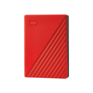 Western Digital WD My Passport 4TB külső merevlemez USB 3.2 2,5" Hdd, piros